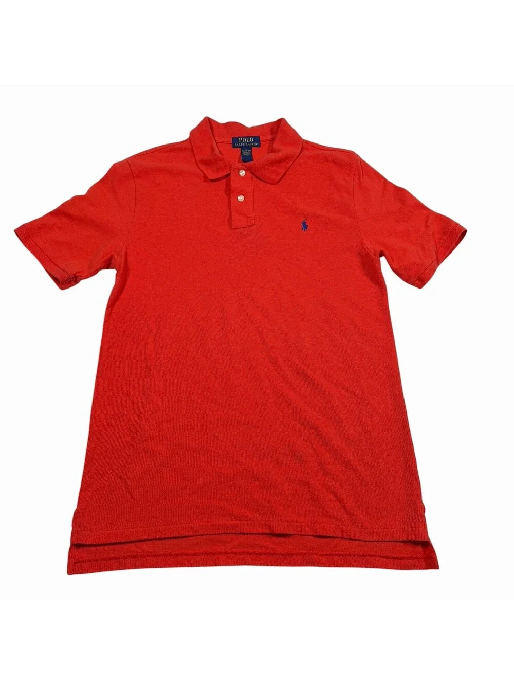 Polo Ralph Lauren Youth Red Cotton Polo Shirt Size XL (18-20)